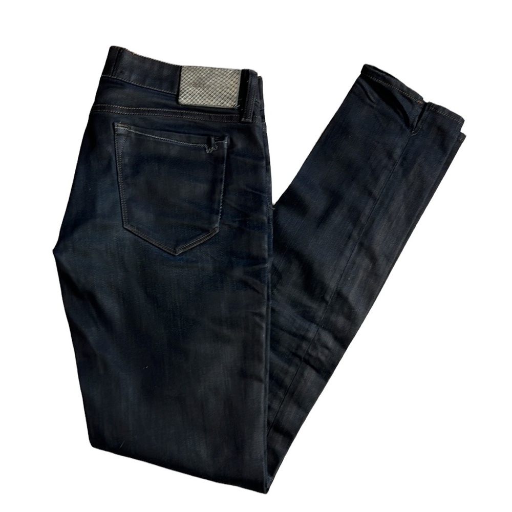 White Seal By Replay Black Coated Italian  Skinny Jeans Size 28